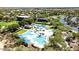 Aerial view of community pool and surrounding area at 29460 N 123Rd Gln, Peoria, AZ 85383