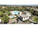 Community pool area with spa and cabanas at 29460 N 123Rd Gln, Peoria, AZ 85383