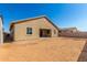 Spacious backyard, ready for your personal touch at 31550 N Hayweather Ln, San Tan Valley, AZ 85143