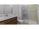 Bathroom with shower, toilet and modern vanity at 31550 N Hayweather Ln, San Tan Valley, AZ 85143