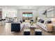 Elegant living room showcasing stylish furniture and an open floor plan at 31550 N Hayweather Ln, San Tan Valley, AZ 85143