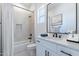 Elegant bathroom with a soaking tub at 3640 W Josiah Trl, Queen Creek, AZ 85144