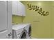 Convenient laundry room with washer and dryer included at 42585 W Heavenly Pl, Maricopa, AZ 85138