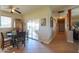 Charming dining area with sliding glass doors leading to a patio at 49587 W Mayer Blvd, Maricopa, AZ 85139