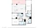 Floor plan of a condo with two primary suites, large great room and balcony at 7180 E Kierland Blvd # 308, Scottsdale, AZ 85254