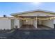 Covered carport with parking for one vehicle at 9459 N 111Th Ave, Sun City, AZ 85351