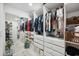 Spacious walk-in closet with ample shelving and hanging space at 1307 N 44Th St, Phoenix, AZ 85008