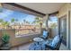 Private balcony with seating area and community views at 14950 W Mountain View Blvd # 6301, Surprise, AZ 85374