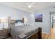 Comfortable bedroom with a queen bed and lovely decor at 20100 N 78Th Pl # 2091, Scottsdale, AZ 85255