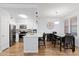 Modern kitchen with stainless steel appliances and an island at 20100 N 78Th Pl # 2091, Scottsdale, AZ 85255