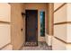 Ornate front door with sidelights and a security screen at 20472 N 90Th Ln, Peoria, AZ 85382