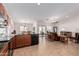 Open kitchen with breakfast bar and adjacent dining area at 2101 S Meridian Rd # 268, Apache Junction, AZ 85120