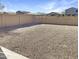 Landscaped backyard with gravel and block wall at 26520 N 132Nd Ln, Peoria, AZ 85383