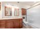 Bathroom boasts dual sinks and a walk-in shower at 2929 W Yorkshire Dr # 1060, Phoenix, AZ 85027