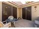 Private patio with table and chairs at 2929 W Yorkshire Dr # 1060, Phoenix, AZ 85027