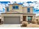 Two-story house with a brown garage door and landscaping at 3641 N 309Th Dr, Buckeye, AZ 85396