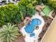 Relaxing pool area with waterfall and spa at 3731 E Halifax Cir, Mesa, AZ 85205