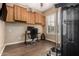 Well-lit home office with a built-in desk and ample storage at 4119 S Las Villa Way, Gold Canyon, AZ 85118