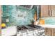 Close up of stovetop with stainless steel vent and decorative backsplash at 4119 S Las Villa Way, Gold Canyon, AZ 85118