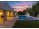 Modern backyard oasis with pool, spa, and patio at 6237 N 5Th Pl, Phoenix, AZ 85012