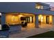Outdoor patio with built-in BBQ, seating area, and access to the house at 6237 N 5Th Pl, Phoenix, AZ 85012