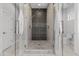 Spa-like bathroom with walk-in shower and marble tile at 6237 N 5Th Pl, Phoenix, AZ 85012