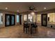 Outdoor patio with seating area, and views into the home at 6237 N 5Th Pl, Phoenix, AZ 85012