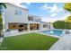 Luxury pool and spa with expansive backyard at 6237 N 5Th Pl, Phoenix, AZ 85012