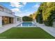 Refreshing pool and spa with artificial turf at 6237 N 5Th Pl, Phoenix, AZ 85012
