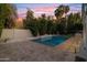 Inviting pool and spa with fire feature and patio at 6237 N 5Th Pl, Phoenix, AZ 85012