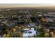 Aerial view showcasing the property's expansive grounds and surrounding neighborhood at 6617 N Central Ave, Phoenix, AZ 85012