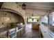 Outdoor kitchen features a built-in grill and ample counter space at 6617 N Central Ave, Phoenix, AZ 85012