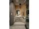 Stylish bathroom with floating vanity and wood wall accents at 7147 N 23Rd Pl, Phoenix, AZ 85020