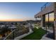Private balcony with city views at sunset at 7147 N 23Rd Pl, Phoenix, AZ 85020