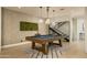 Game room features a pool table, modern lighting, and stylish decor at 7147 N 23Rd Pl, Phoenix, AZ 85020