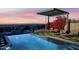 Modern pool and patio with city views at 7147 N 23Rd Pl, Phoenix, AZ 85020