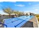 Resort-style pool with lounge chairs and city views at 7180 E Kierland Blvd # 1209, Scottsdale, AZ 85254