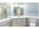 Bathroom features a vanity with a sink, toilet, and shower at 10314 W Manzanita Dr, Sun City, AZ 85373