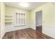 Cozy breakfast nook with hardwood floors and built-in shelves at 10314 W Manzanita Dr, Sun City, AZ 85373