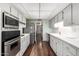 Modern kitchen featuring stainless steel appliances and ample counter space at 10314 W Manzanita Dr, Sun City, AZ 85373