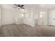 Spacious bedroom with carpeted floor and ceiling fan at 1311 E Kelsi Ave, San Tan Valley, AZ 85140