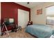 Cozy bedroom with a double bed and plenty of natural light at 16221 S 35Th Dr, Phoenix, AZ 85045