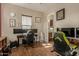 Bright home office features built-in desk and ample space at 16221 S 35Th Dr, Phoenix, AZ 85045
