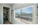 Bedroom with closet and large window offering mountain views at 2389 E Hazeltine Way, Gilbert, AZ 85298