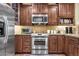 Well-equipped kitchen featuring stainless steel appliances and ample cabinetry at 2458 E Roma Ave, Phoenix, AZ 85016