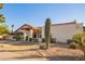 Charming single-Gathering home features a tile roof, stucco exterior, and desert landscaping at 3457 E Ellis St, Mesa, AZ 85213