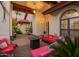 Cozy outdoor patio with comfortable seating and stylish decor at 3457 E Ellis St, Mesa, AZ 85213