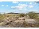 Large backyard with desert landscape and mountain views at 5428 E El Sendero Dr, Cave Creek, AZ 85331