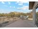 Patio with mountain views and outdoor seating at 5428 E El Sendero Dr, Cave Creek, AZ 85331
