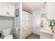 Clean bathroom with shower/tub combo and updated vanity at 9333 E University Dr # 55, Mesa, AZ 85207